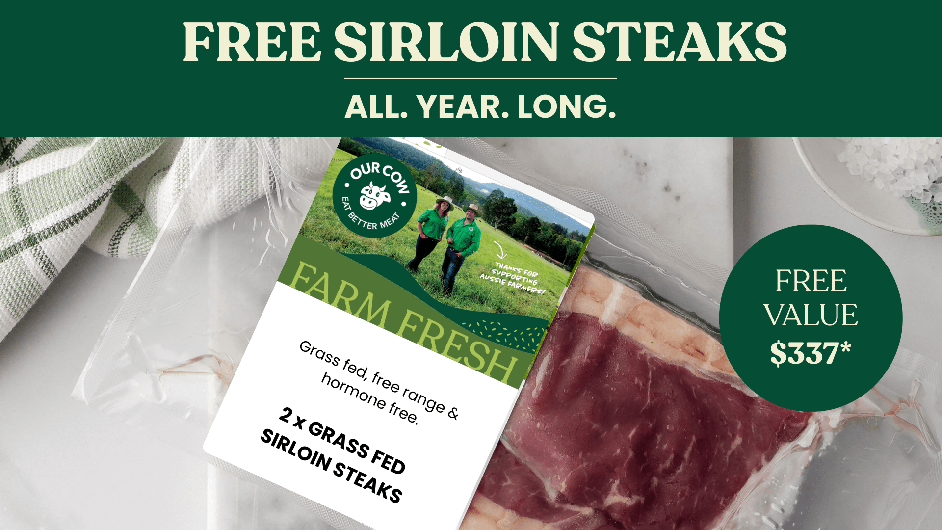 Free Sirloin Steak