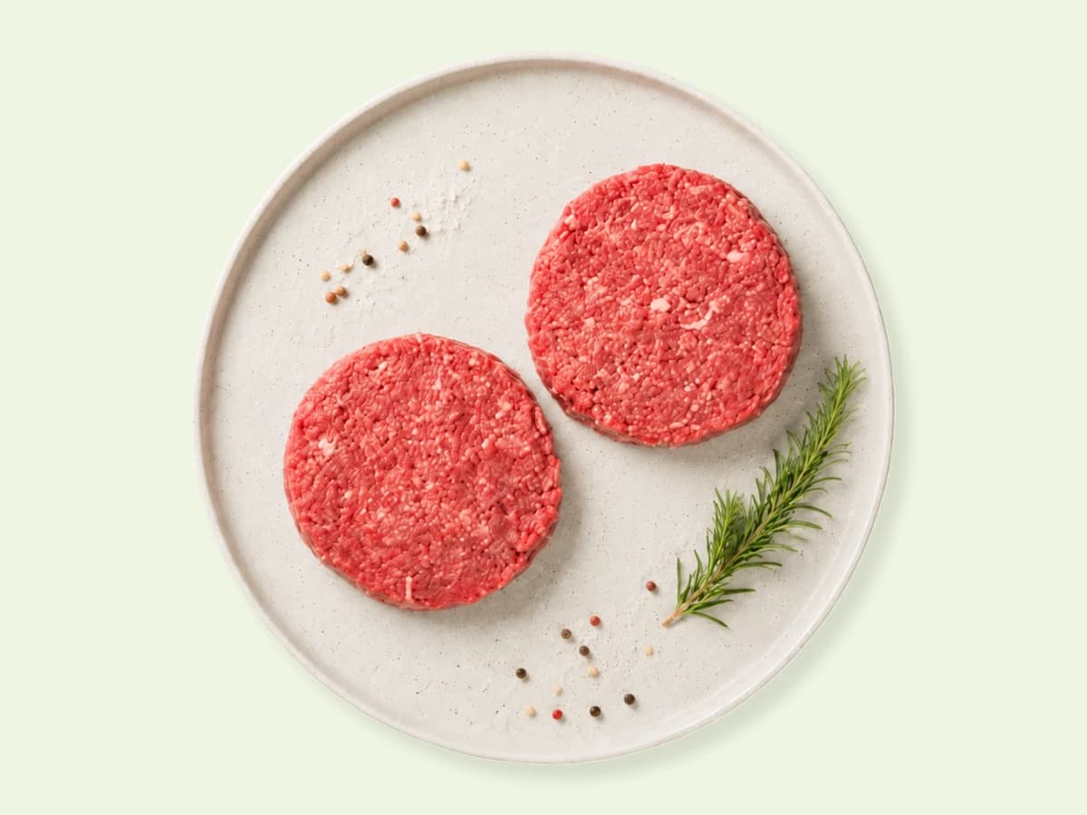2 Grass Fed Beef Paleo Burger Patties