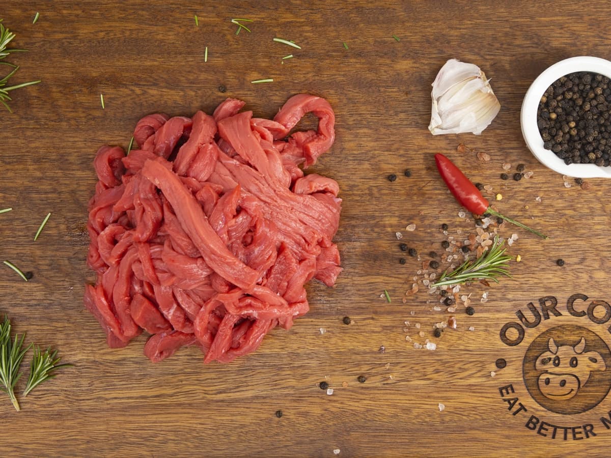 Grass Fed Beef Stir Fry Strips
