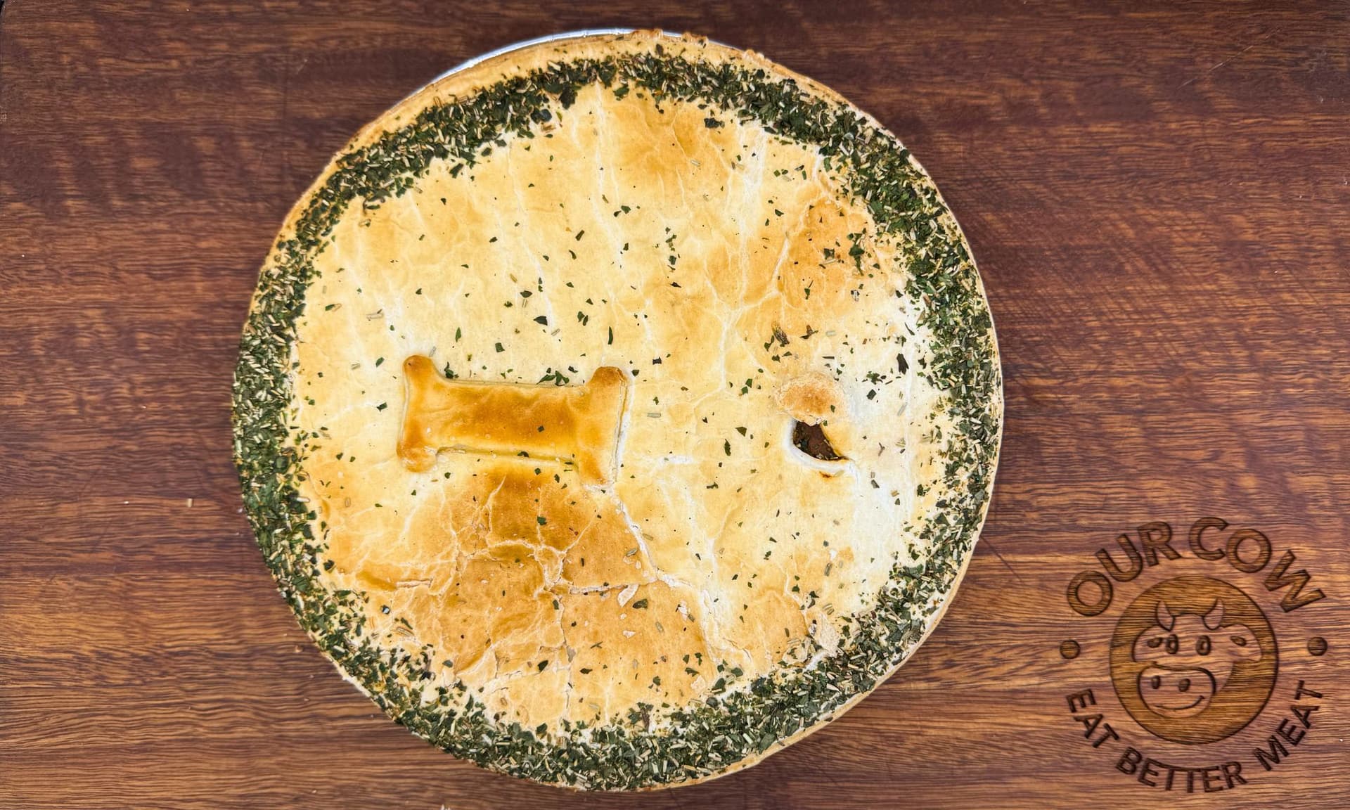 Chunky Angus Beef Family Pie