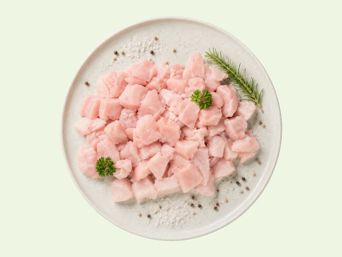 Free Range Diced Chicken Breast