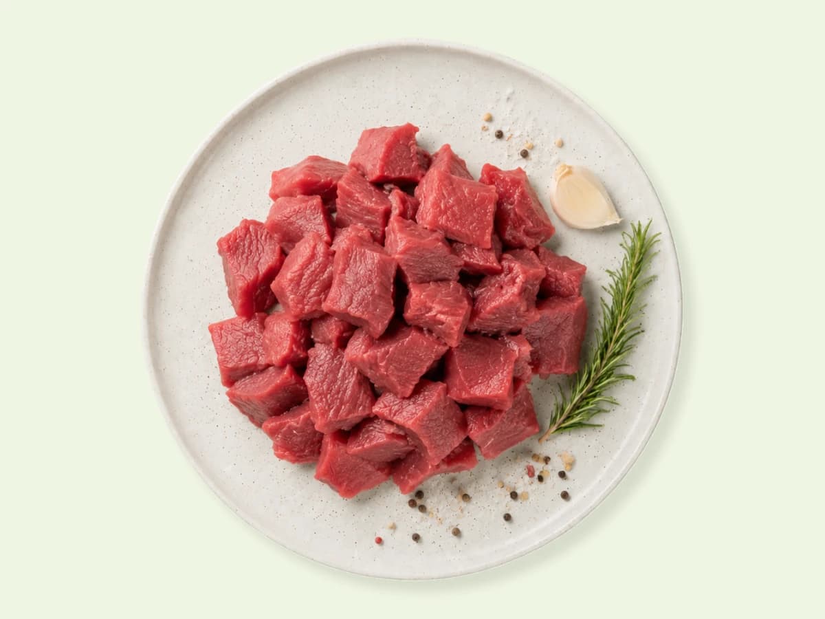 Grass Fed Diced Beef