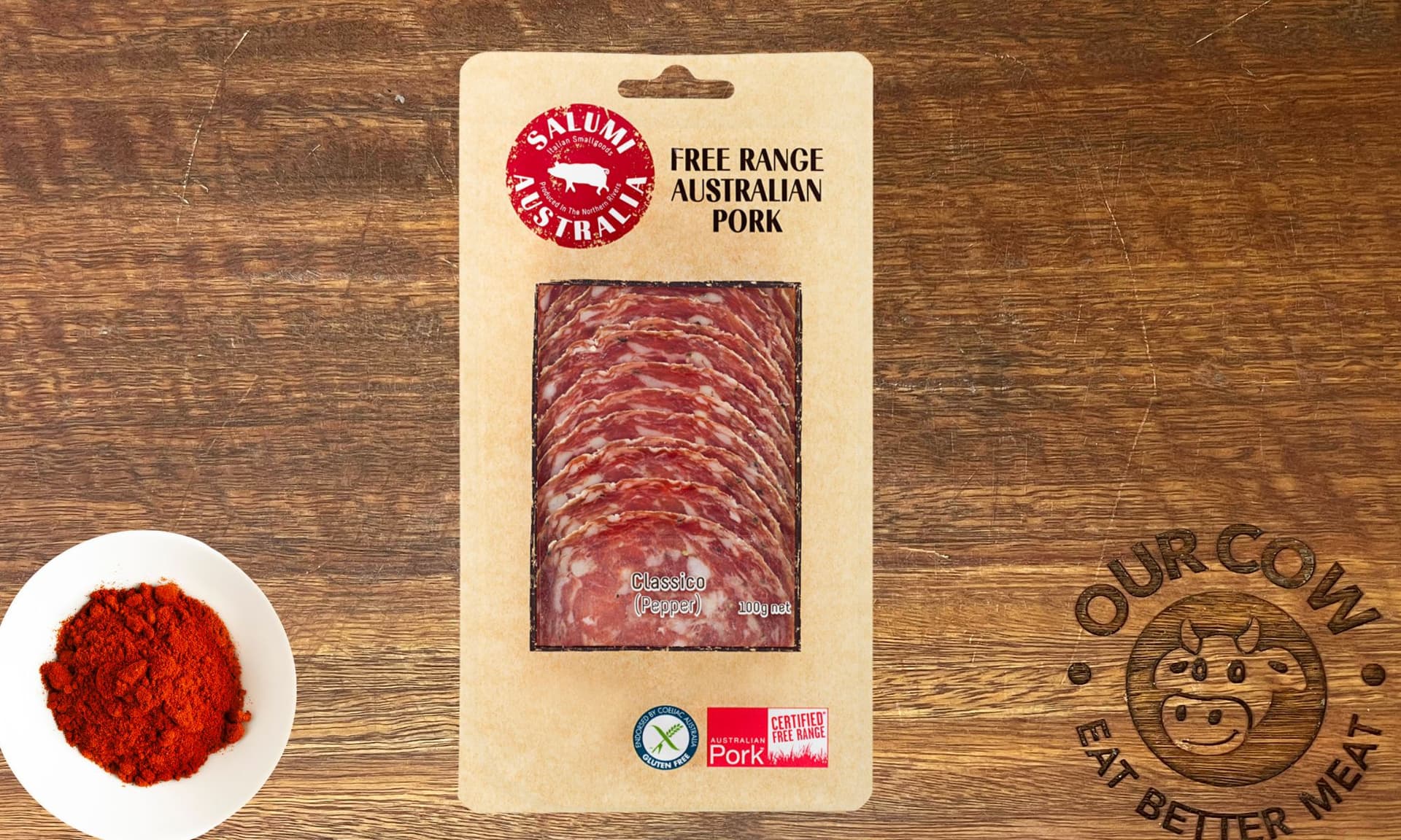 Free Range Pepper Salami