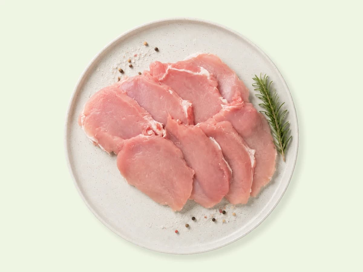 Free Range Pork Loin Schnitzels