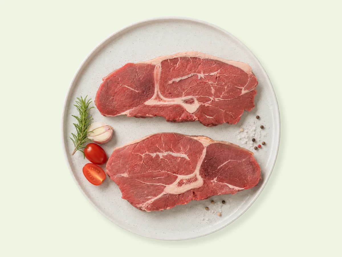 2 Grass Fed Y-Bone Steaks