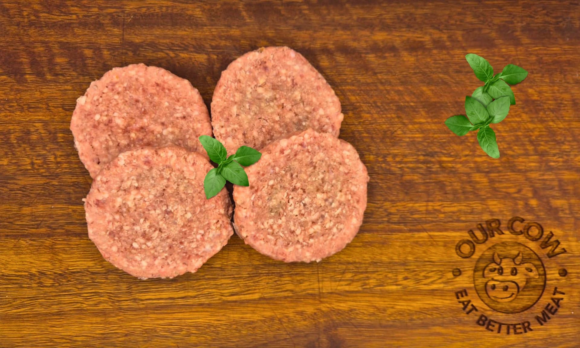 Grass Fed Beef & Bacon Burger Patties