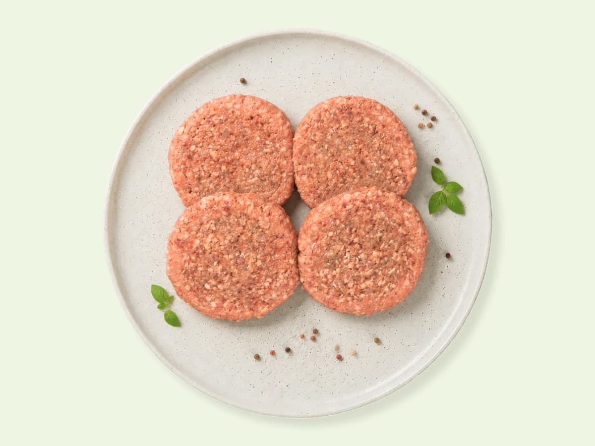 Grass Fed Beef & Bacon Burger Patties