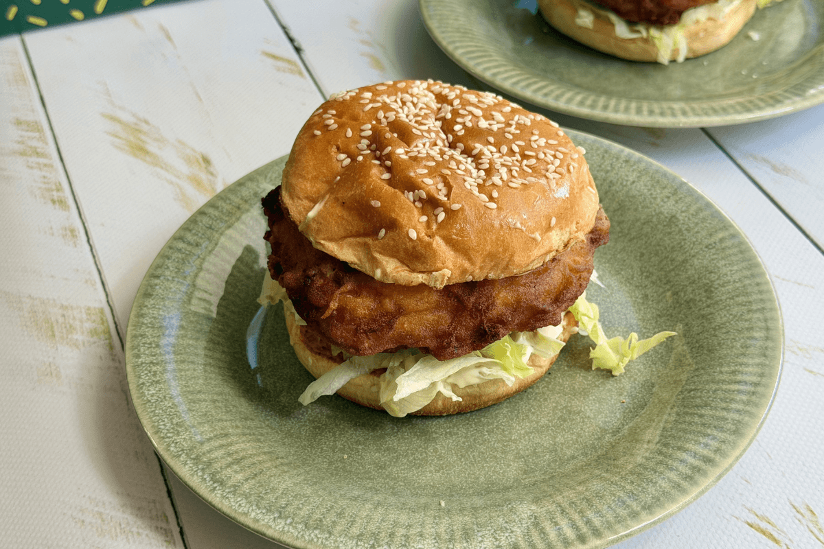 Homemade McChicken Burger