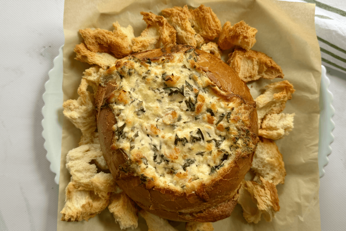 Garlic Prawn Cob Loaf