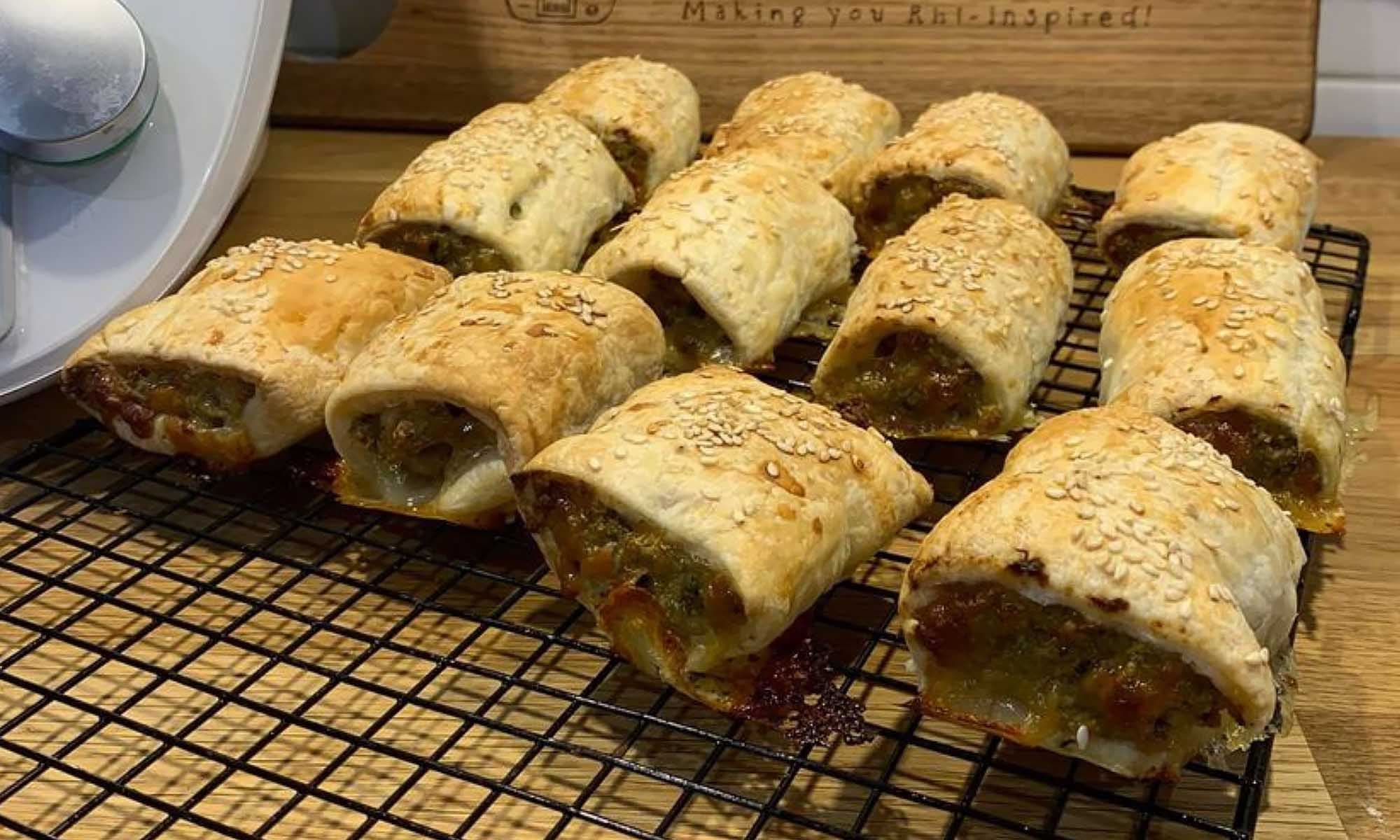 Chicken & Cheese Sausage Rolls