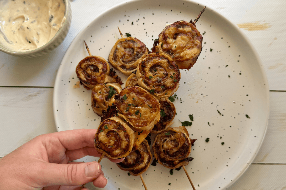 Mince Pinwheel Skewers