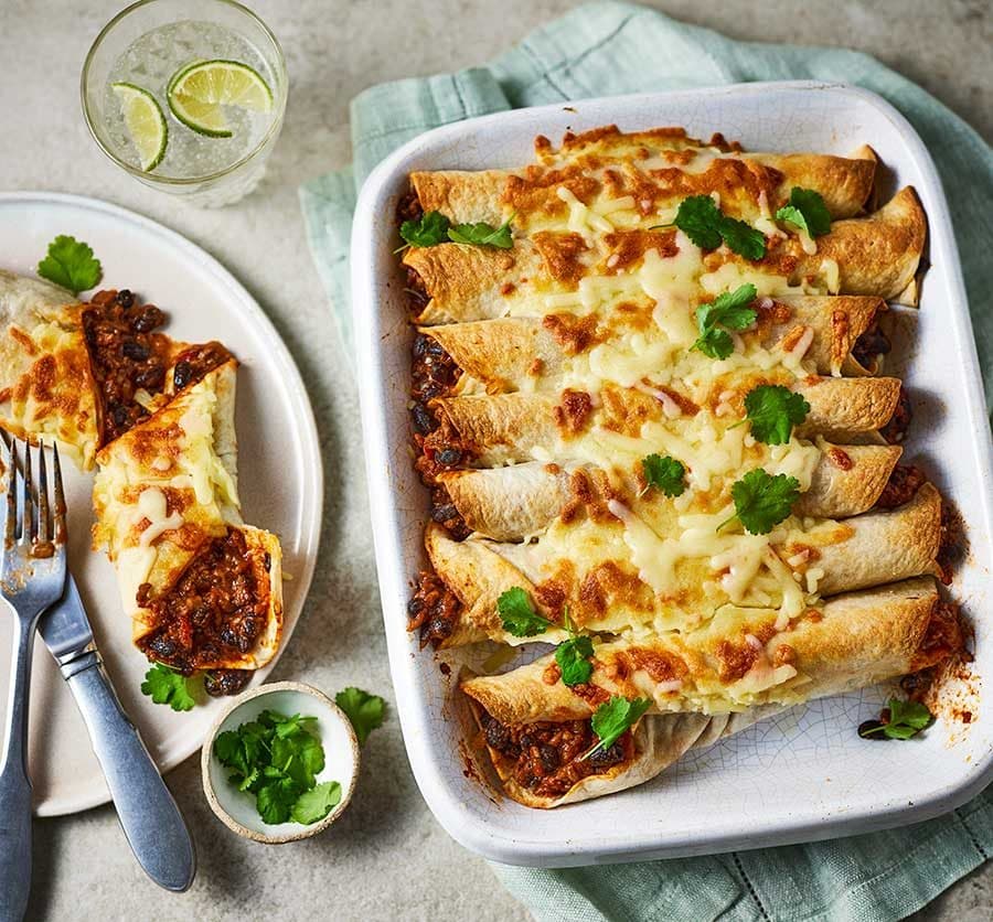 Beef Mince Enchiladas