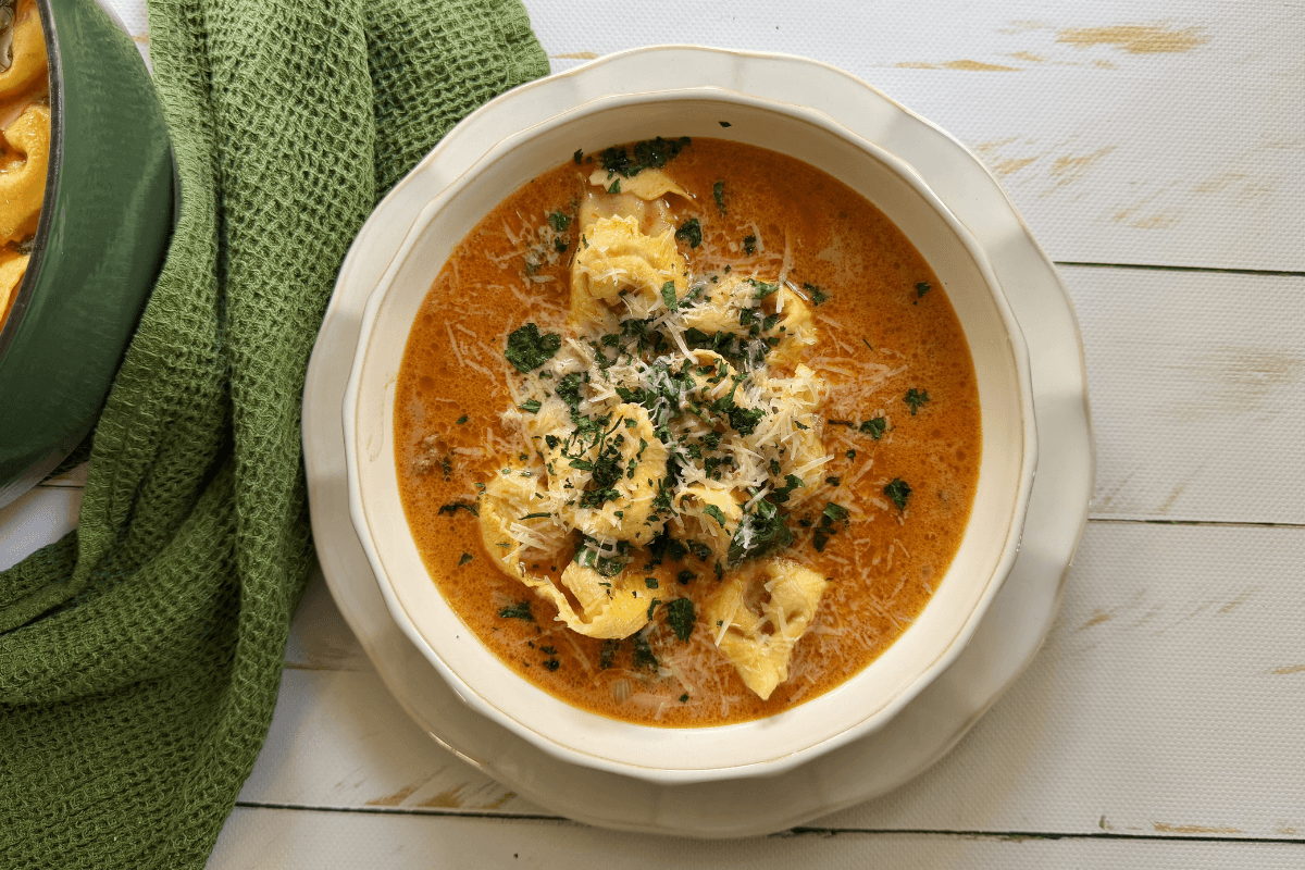 Beef Tortellini Soup