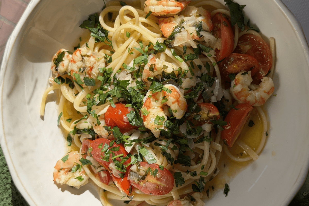 Lemon Prawn Pasta