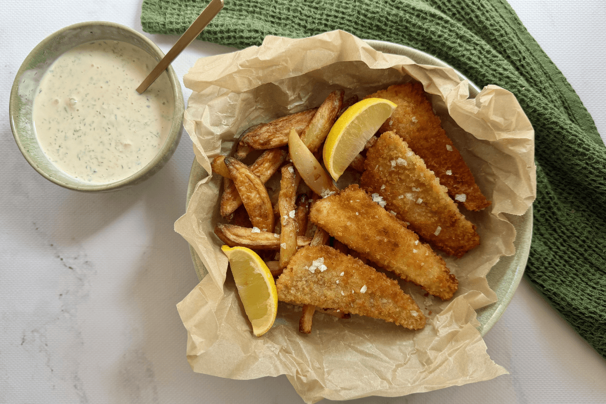 At Home Fish and Chips