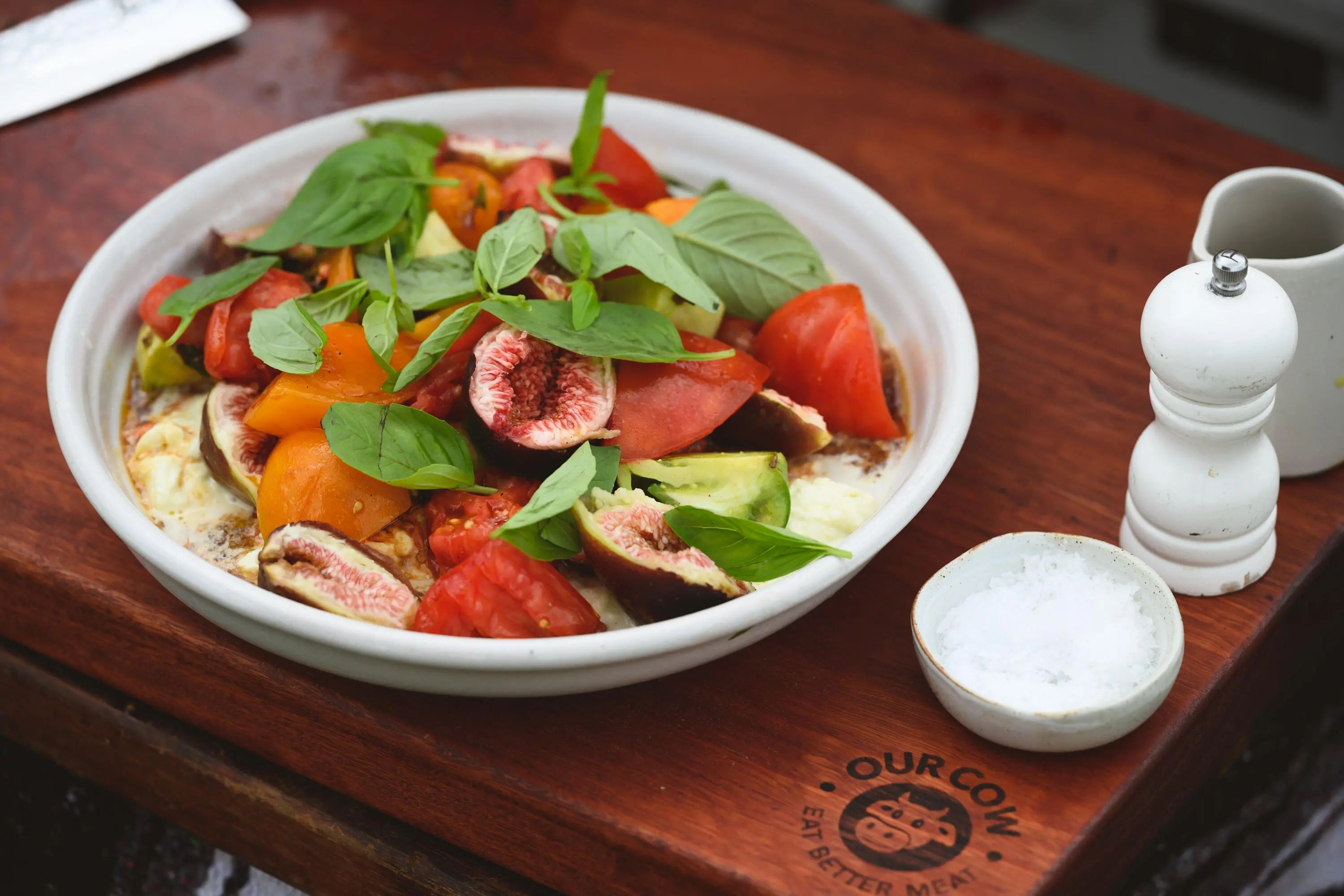 Hayden Quinn’s Flank Steak with Tomato & Fig Salad