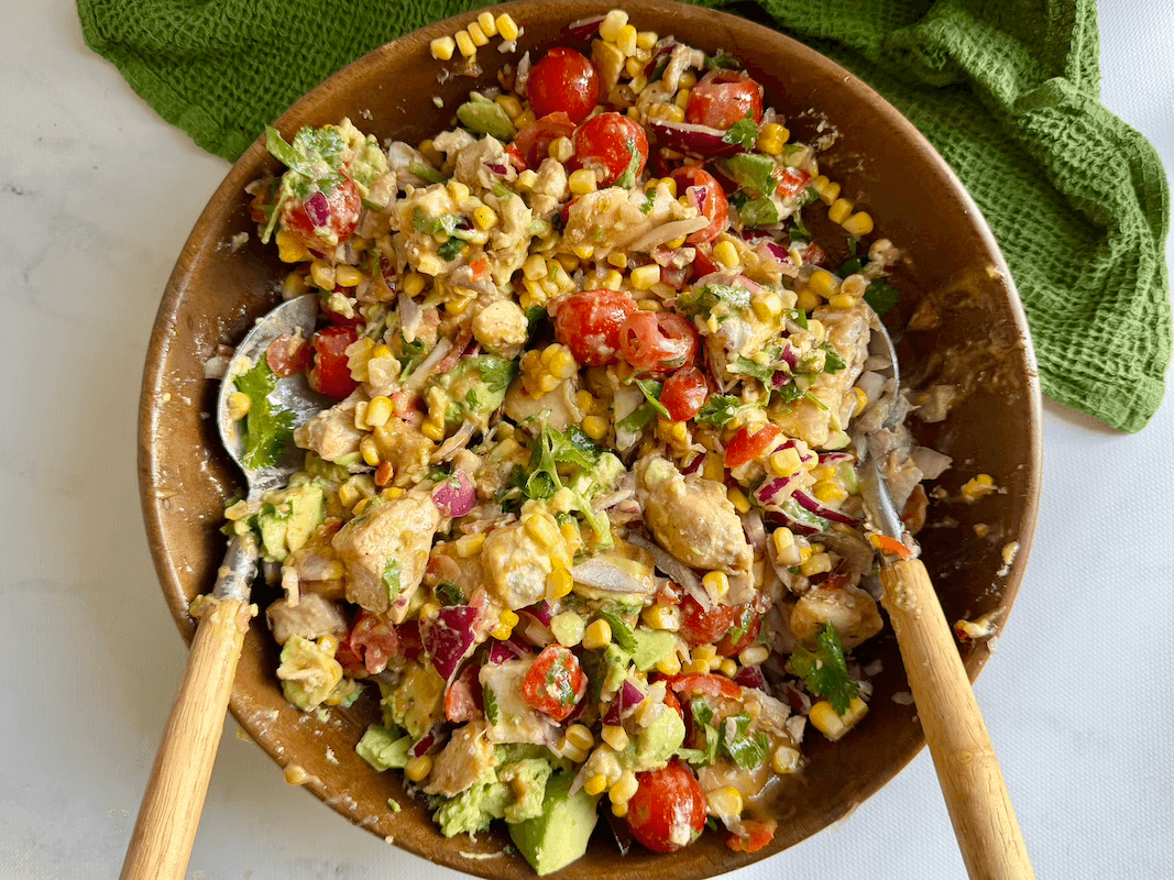 Grilled Chicken and Charred Corn Salad