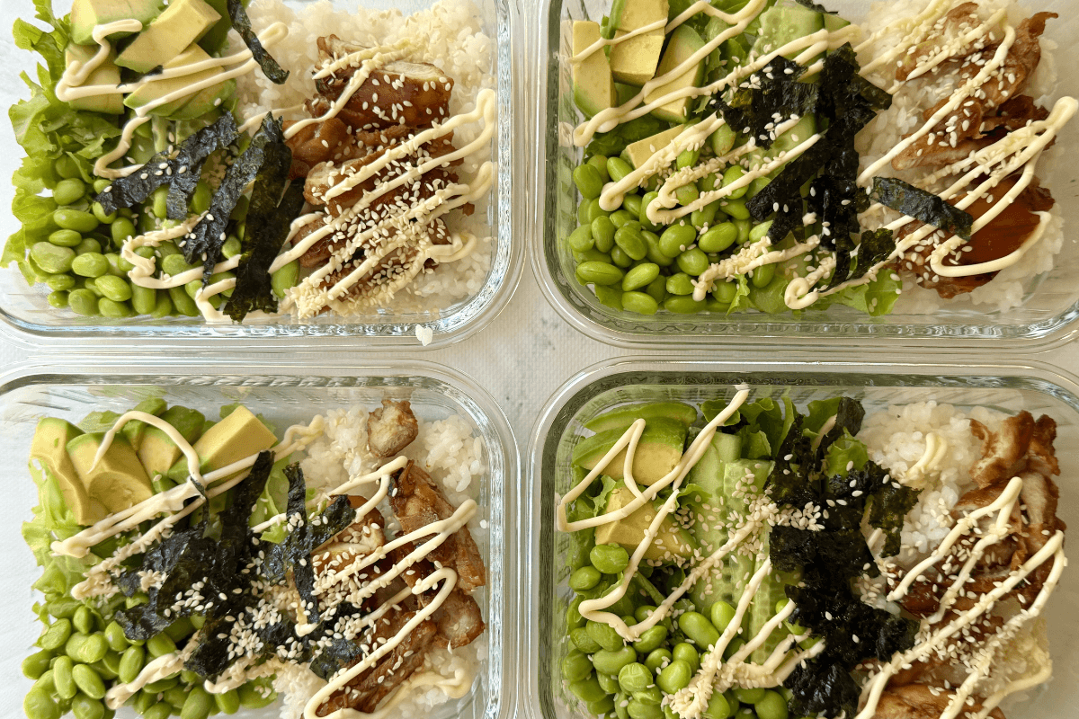 Teriyaki Chicken Sushi Bowl