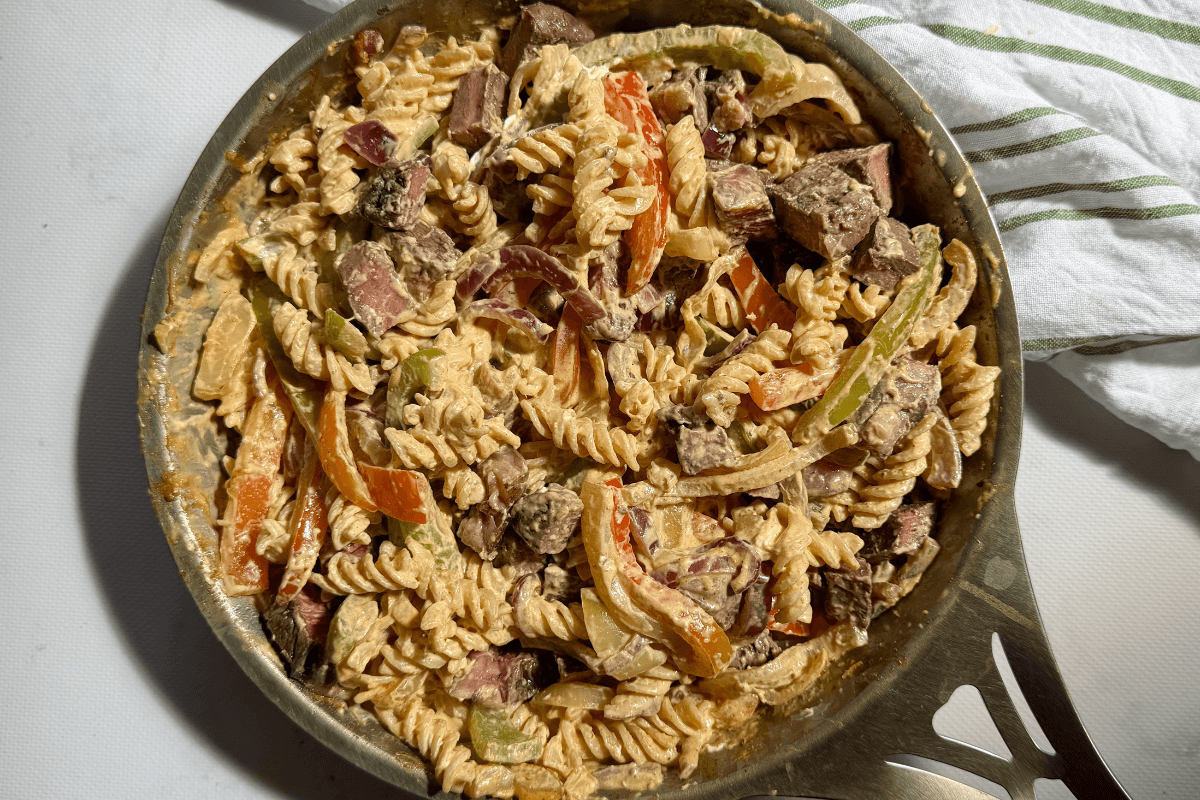 Steak Fajita Pasta (Gluten Free)