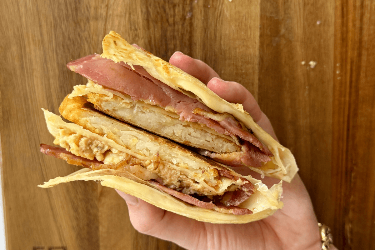 Turkey Bacon Breakfast Wrap