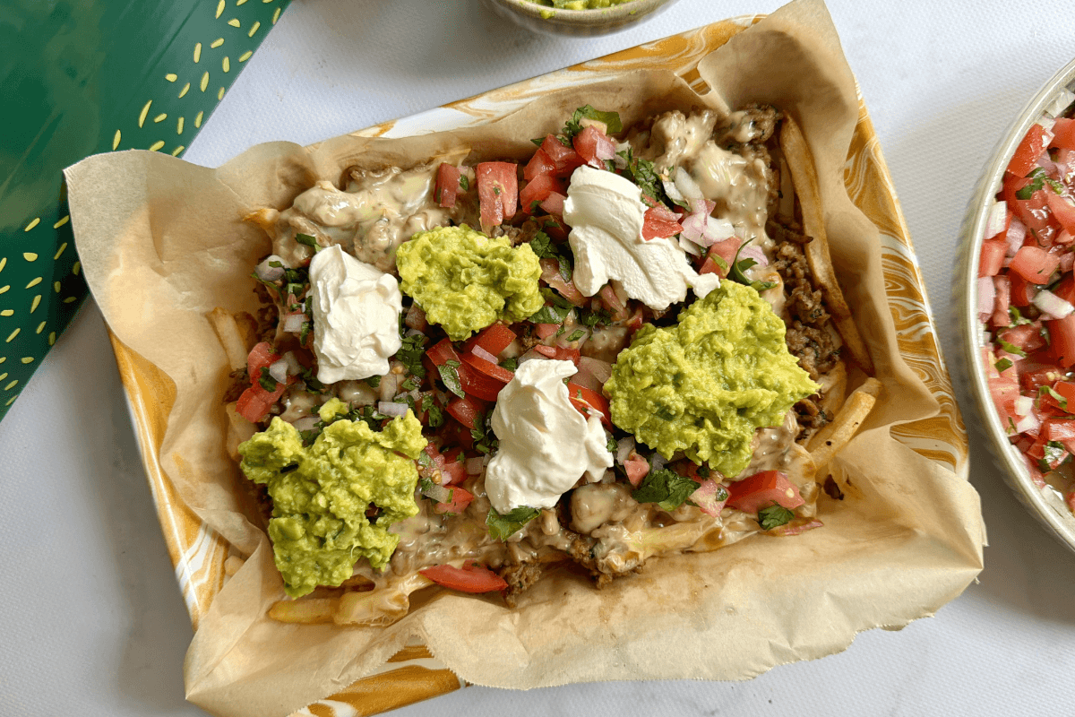 Loaded Lamb Nacho Fries